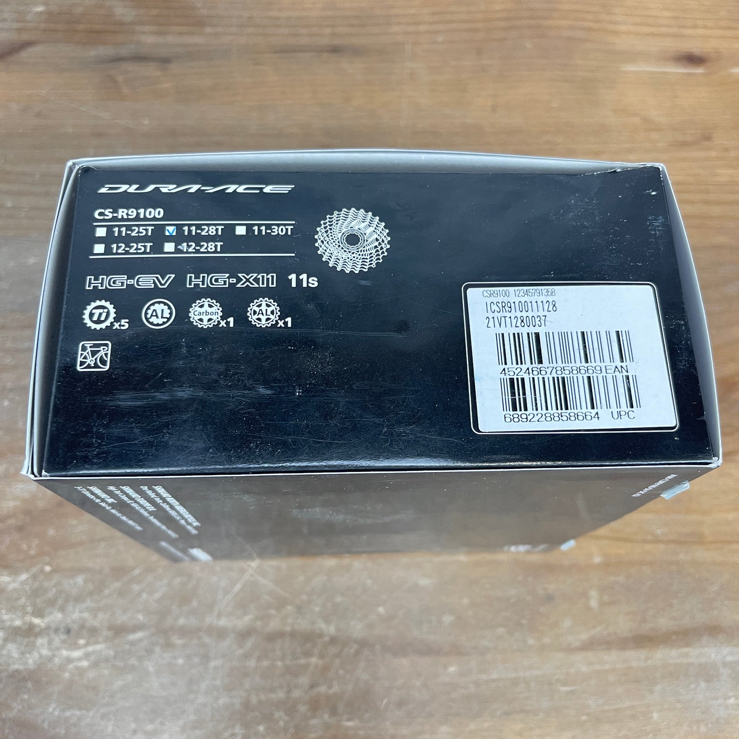New! Shimano Dura Ace CS-R9100 11-28t 11 Speed Bike Cassette 193g