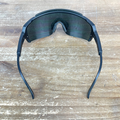 Smith Flywheel Matte Black Cycling Sunglasses with ChromaPop Black lens