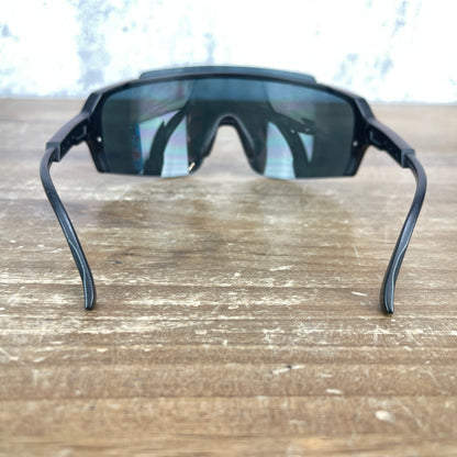 Smith Flywheel Matte Black Cycling Sunglasses with ChromaPop Black lens