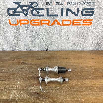 Campagnolo Brev 36h Campagnolo 8-Speed Front & Rear Hub with Skewers