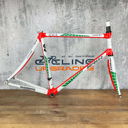 Rare! Serotta Meivici 7 Eleven Tribute Rim Brake Carbon Frameset 700c Chris King