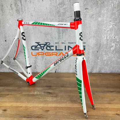Rare! Serotta Meivici 7 Eleven Tribute Rim Brake Carbon Frameset 700c Chris King