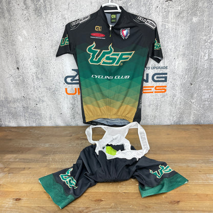 ALE USF Cycling Club Men's XL University of South Florida Bib Shorts Jersey Kit