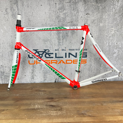 Rare! Serotta Meivici 7 Eleven Tribute Rim Brake Carbon Frameset 700c Chris King