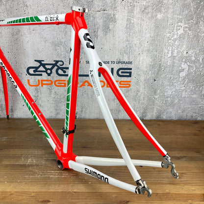 Rare! Serotta Meivici 7 Eleven Tribute Rim Brake Carbon Frameset 700c Chris King