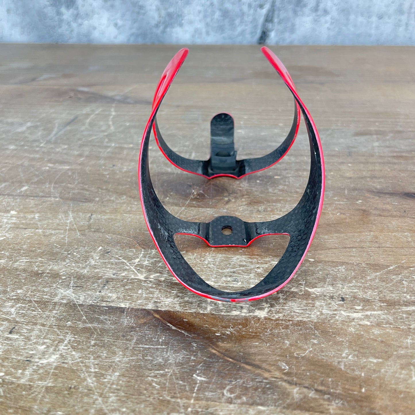 Carbon Single Road Bike Red Water Bottle Cage 30g