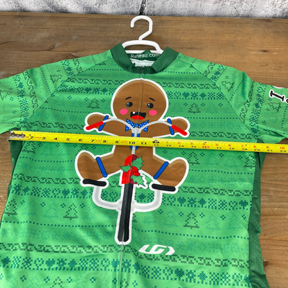Light Use! Louis Garneau  Men's XL Gingerbread Short Sleeve Cycling Jersey