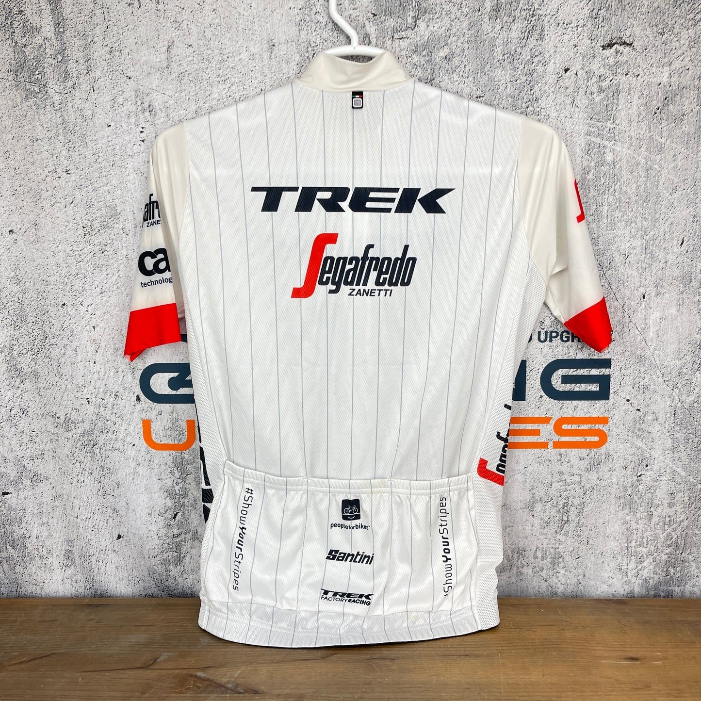 SMS Santini Trek Segafredo Zanetti Men's XL Short Sleeve Cycling Jersey