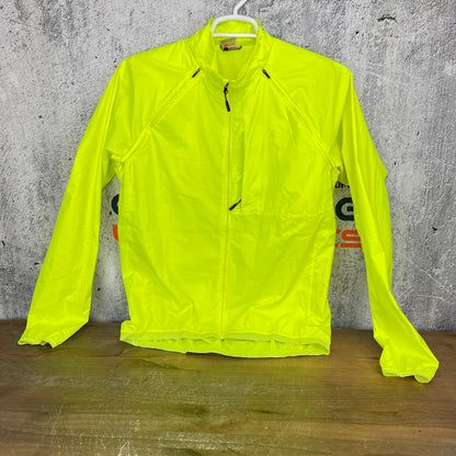 Bontrager Circuit Convertible Windshell Radiactive Yellow Men's Large Jacket