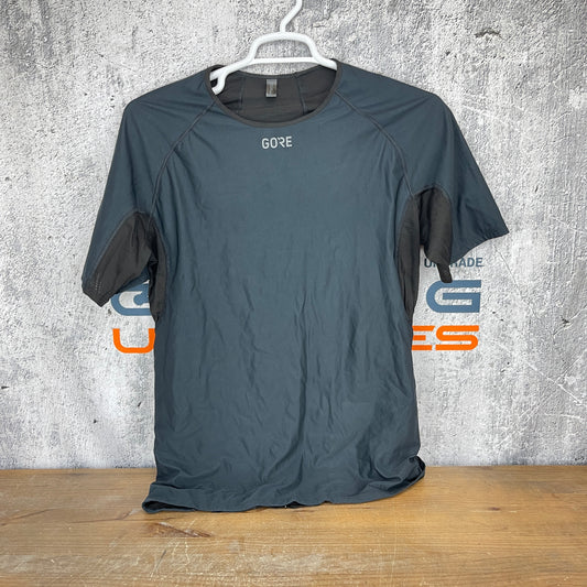Light Use! Gore Windstopper Short Sleeve Base Layer Shirt Men's XL