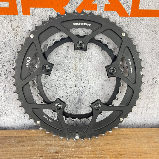 Rotor noQ 52/36t Road Bike Chainring Set 110BCD 5-Arm
