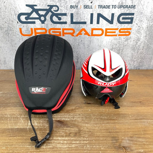 Rudy Project Wing57 M-L Aero TT/Triathlon 59-61cm Cycling Helmet + Smoke Shield