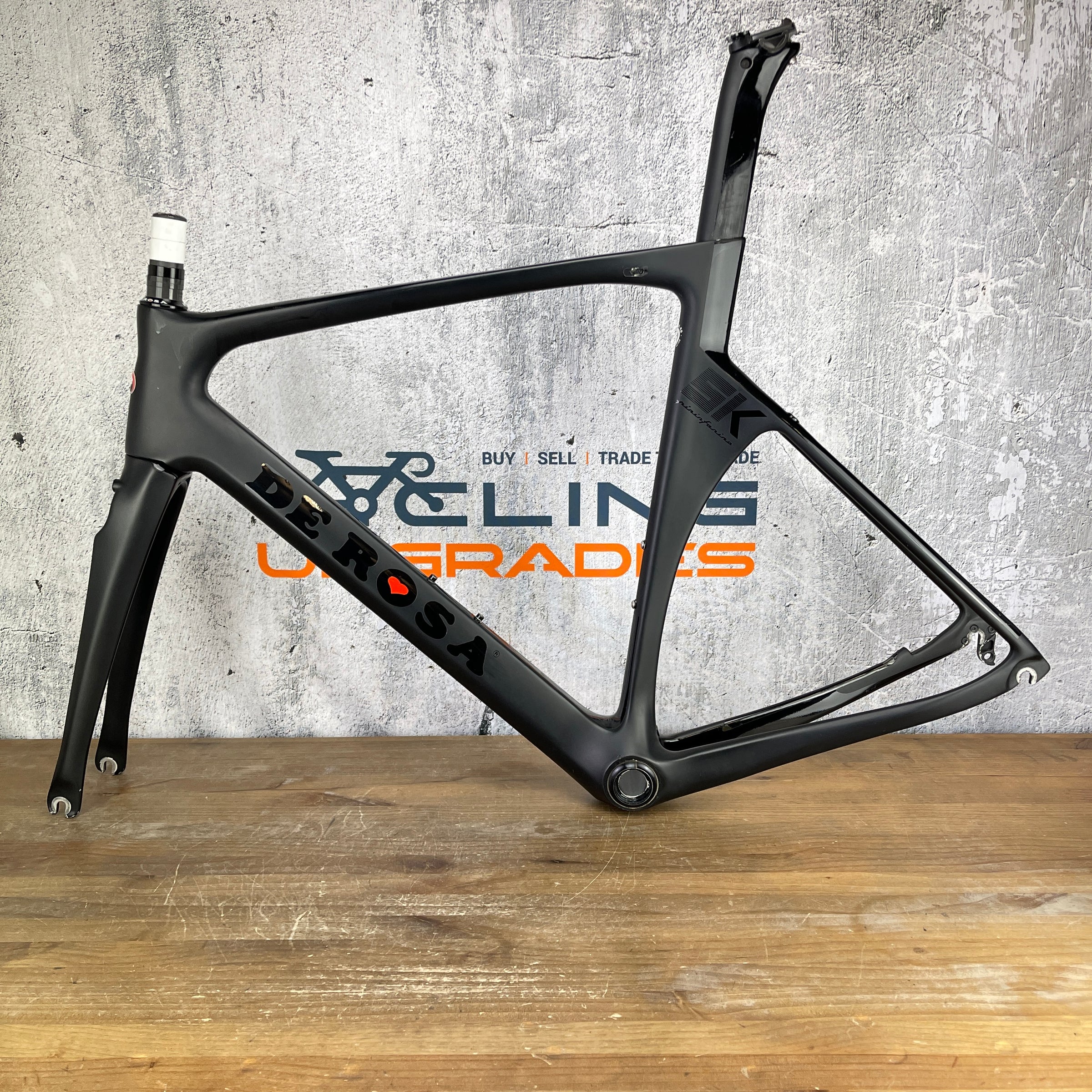 2016 De Rosa SK Pininfarina 54cm Rim Brake Carbon Frameset 700c 