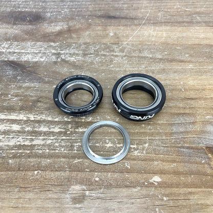 Chris King Inset 8 1 1/8" to 1 1/4" Black Headset for 44mm Head Tubes