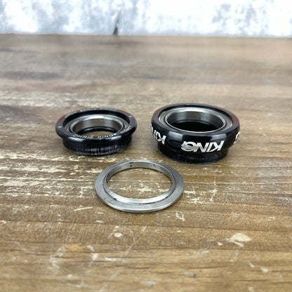 Chris King Inset 8 1 1/8" to 1 1/4" Black Headset for 44mm Head Tubes
