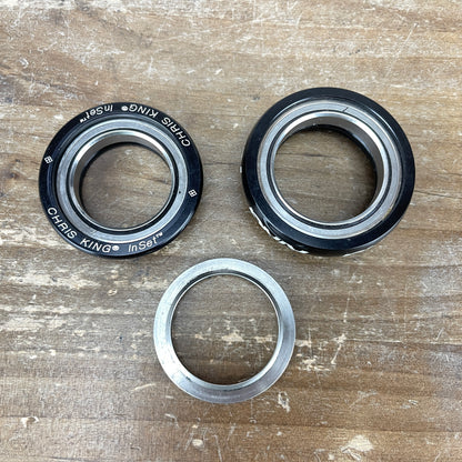 Chris King Inset 8 1 1/8" to 1 1/4" Black Headset for 44mm Head Tubes