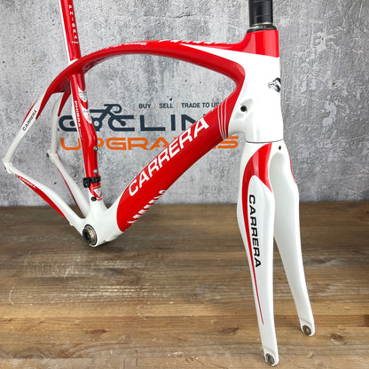 2010 Carrera Phibra 2 Medium (55cm TT) Rim Brake Carbon Frameset 700c 2110g