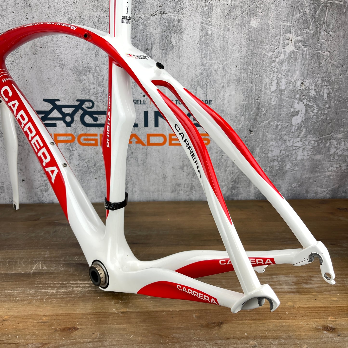 2010 Carrera Phibra 2 Medium (55cm TT) Rim Brake Carbon Frameset 700c 2110g