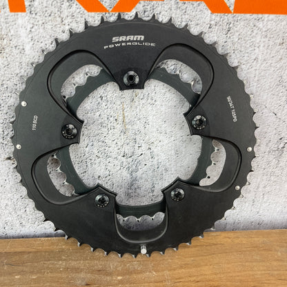Sram Powerglide 50/34t 5-Bolt 110BCD 10/11-Speed Road Bike Chainrings