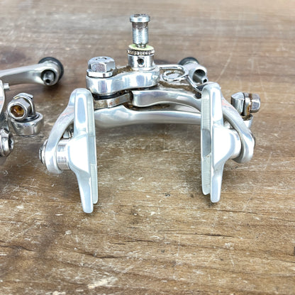 Campagnolo Dual-Pivot Silver Center-Mount Brakeset Rim Brake Calipers 387g