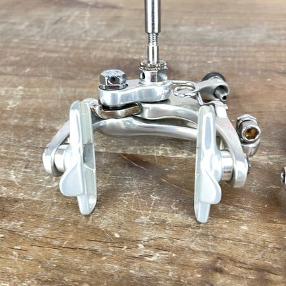 Campagnolo Dual-Pivot Silver Center-Mount Brakeset Rim Brake Calipers 387g