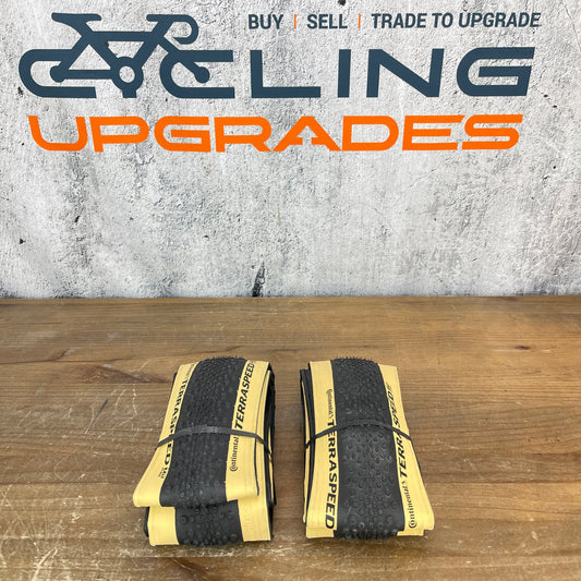 New! Pair Continental Terraspeed TR Tubeless 700c x 35mm Bike Tires