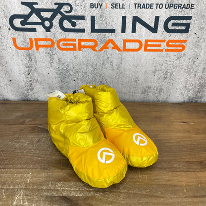New! The North Face AMK-1000 Fill Down Booty Canary Yellow Socks Summit Series