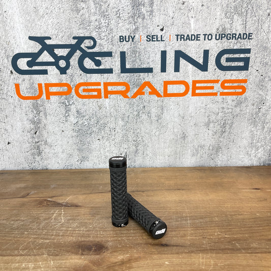ODI Lock-on Vans Waffle Grips Black MTB BMX Mountain Bike Flat Bar
