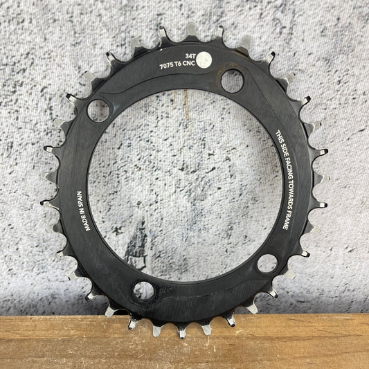 Rotor QRings 34t Narrow Wide 4-Bolt 110BCD Bike 1x Chainring 56g Gravel MTB
