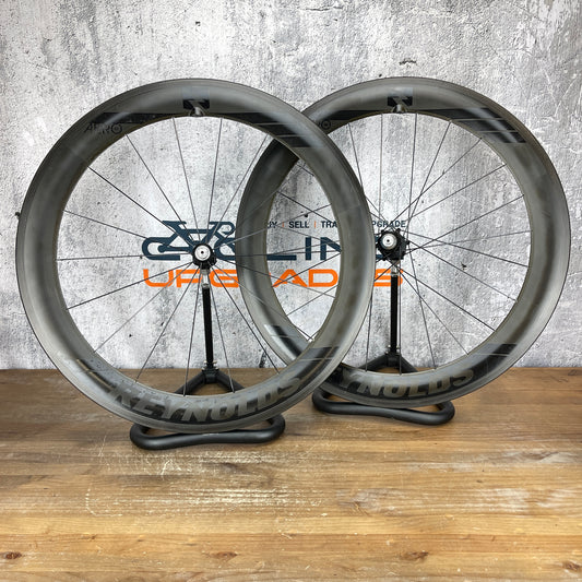Reynolds Blacklabel Aero 65 Carbon Tubeless Wheelset 700c Rim Brake 1620g i9 Hubs