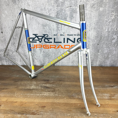 Alberto Masi Nuovo Prestige Silver 56cm Rim Brake Steel Frameset 700c