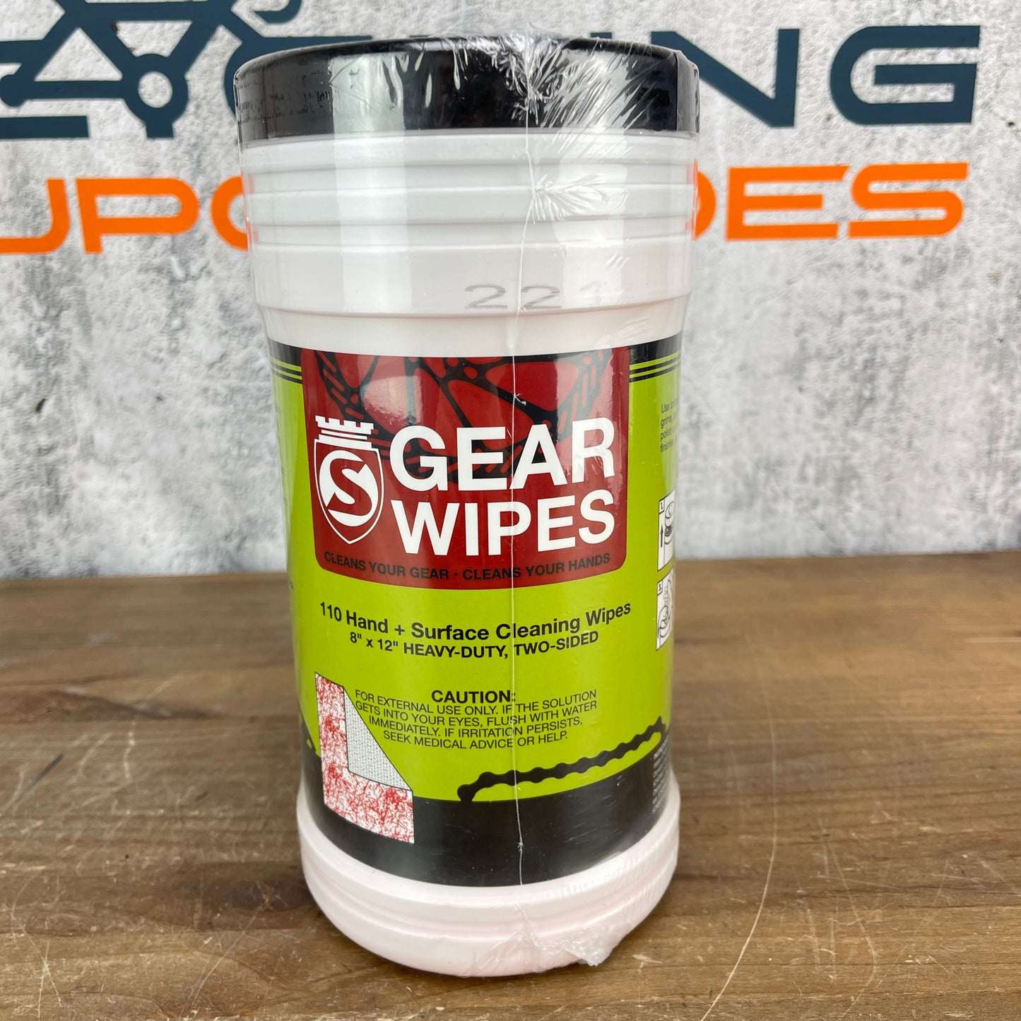 New! Silca Gear Wipes Canister 110 Hand + Surface Cleaning Wipes