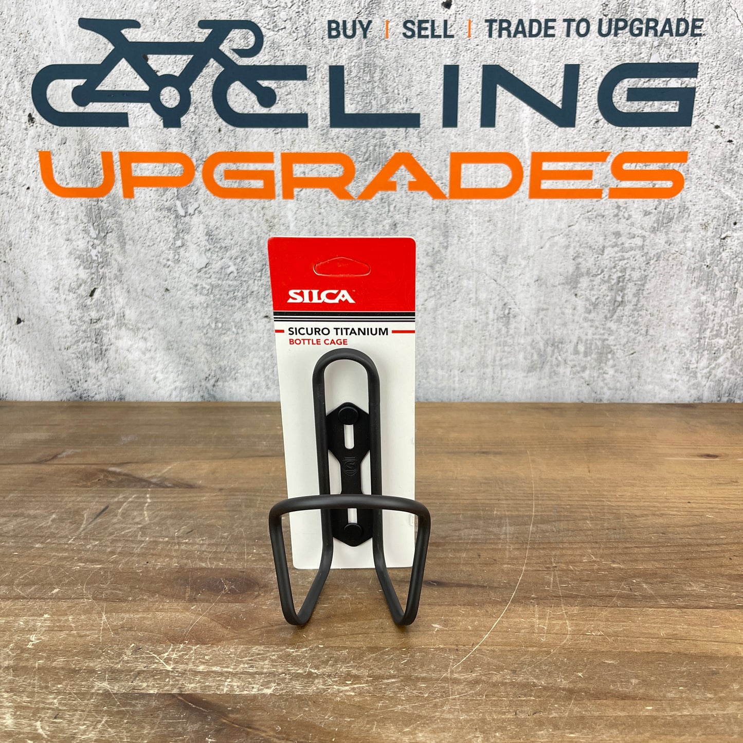 New! Silca Sicuro Titanium Water Bottle Cage Black Cerakote 30g