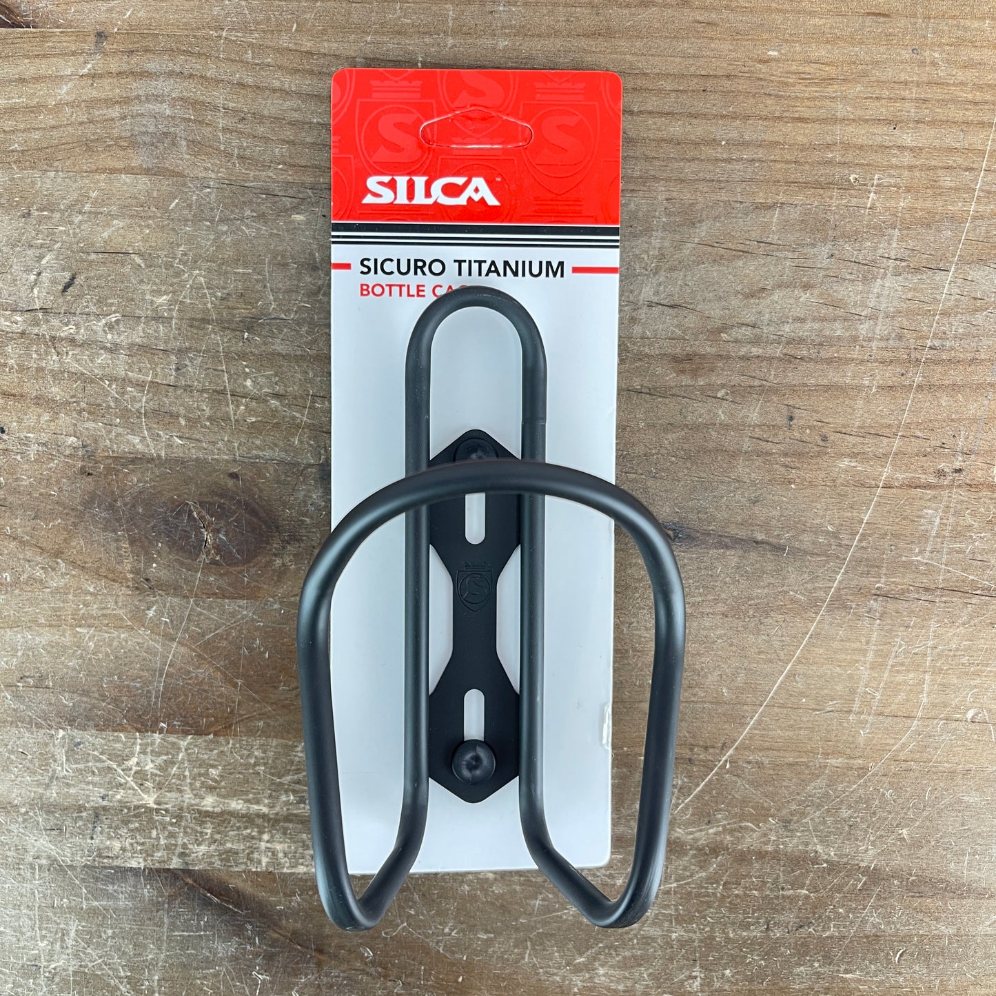 New! Silca Sicuro Titanium Water Bottle Cage Black Cerakote 30g