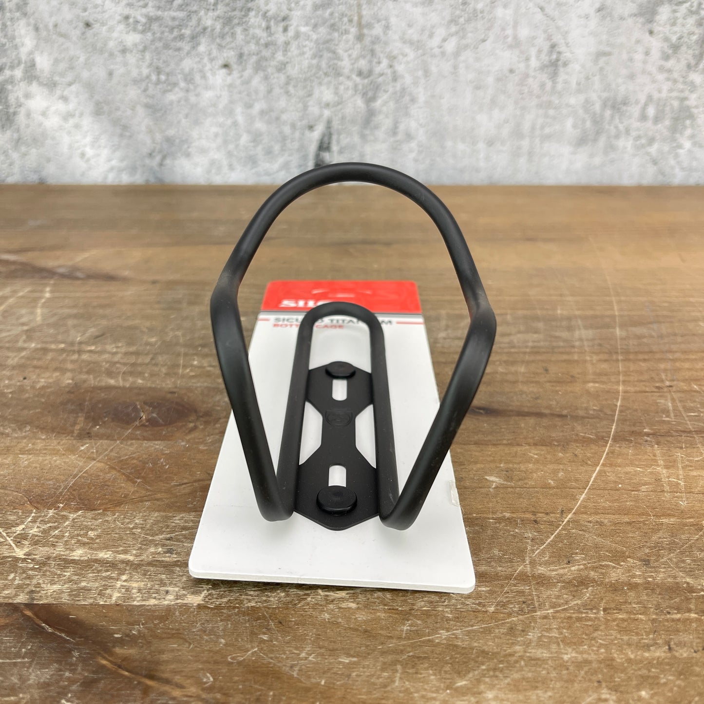 New! Silca Sicuro Titanium Water Bottle Cage Black Cerakote 30g
