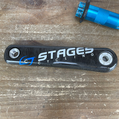 Stages BB30 Gen 2 Power Meter Left Side Carbon Crank Arm 172.5mm 30mm Spindle