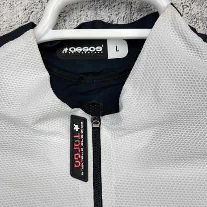Light usage! Assos Equipe RS S9 Targa Men's Large Holy White Cycling Jersey