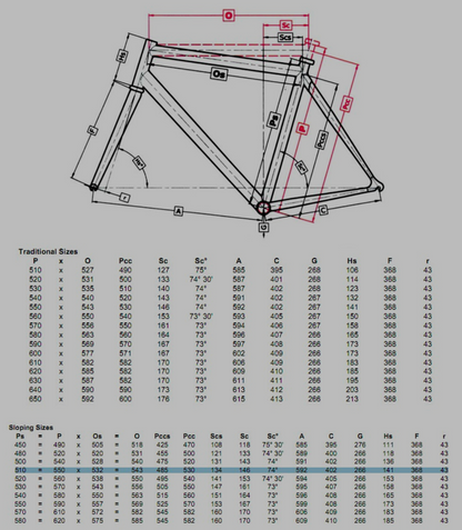Colnago C50 52s (55cm TT) Rim Brake Carbon Frameset 1793g Star Carbon Fork